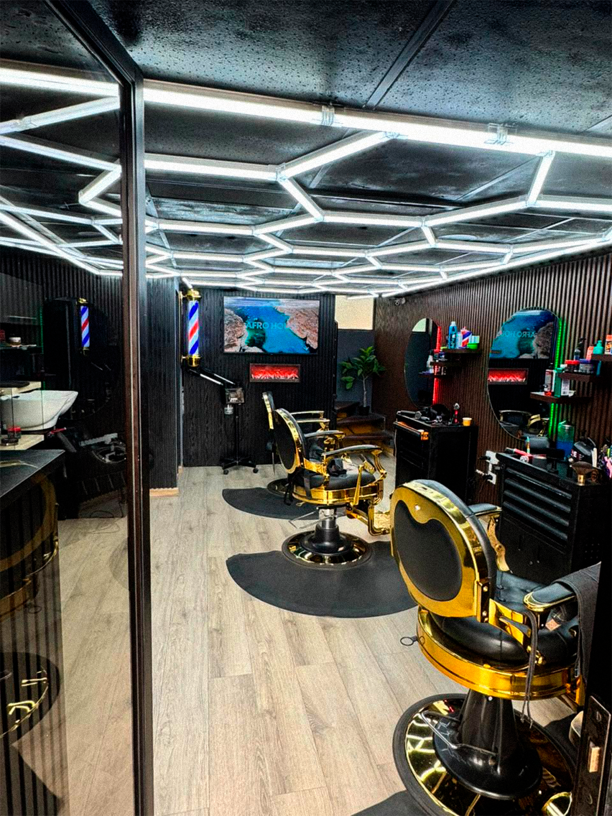 Interior de High Barber